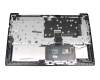 Keyboard incl. topcase DE (german) black/black original suitable for Lenovo V15 G3 IAP (82TT/82UM)