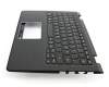 Keyboard incl. topcase DE (german) black/black original suitable for Lenovo Yoga 300-11IBR (80M1)