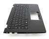 Keyboard incl. topcase DE (german) black/black original suitable for Lenovo Yoga 300-11IBY (80M0)