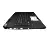 Keyboard incl. topcase DE (german) black/black original suitable for MSI GP76 11UH/11UG/11UE (MS-17K3)