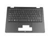 Keyboard incl. topcase DE (german) black/black original suitable for Medion Akoya E3224 (YS13G)