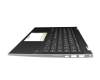 Keyboard incl. topcase DE (german) black/black/silver without backlight original suitable for HP Pavilion x360 14-dw1000