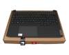 Keyboard incl. topcase DE (german) black/black with backlight (BL RGB) original suitable for Lenovo IdeaPad Gaming 3-15ACH6 (82K2/82MJ)