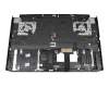 Keyboard incl. topcase DE (german) black/black with backlight (Connection cable 16mm) original suitable for Acer Predator Helios 300 (PH315-53)