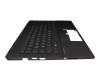 Keyboard incl. topcase DE (german) black/black with backlight (Mica Silver Aluminium) suitable for HP Omen 15-en0000