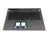 Keyboard incl. topcase DE (german) black/black with backlight (RGB Per-Key) original suitable for Asus ROG Strix G17 G713RM