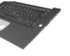 Keyboard incl. topcase DE (german) black/black with backlight and mouse-stick original suitable for Lenovo ThinkPad P1 Gen 1 (20MD/20ME)