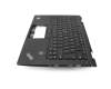 Keyboard incl. topcase DE (german) black/black with backlight and mouse-stick original suitable for Lenovo ThinkPad X1 Carbon 4th Gen (20FC/20FB)