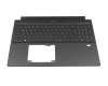 Keyboard incl. topcase DE (german) black/black with backlight original suitable for Acer ConceptD 3 (CN315-71)