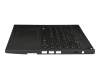 Keyboard incl. topcase DE (german) black/black with backlight original suitable for Acer TravelMate P2 (P2410-M)