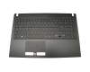 Keyboard incl. topcase DE (german) black/black with backlight original suitable for Acer TravelMate P6 (P658-MG)