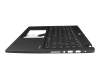 Keyboard incl. topcase DE (german) black/black with backlight original suitable for Acer TravelMate X3 (TMX341-51-M)