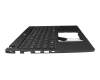 Keyboard incl. topcase DE (german) black/black with backlight original suitable for Acer TravelMate X3 (TMX341-51-M)