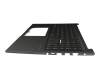 Keyboard incl. topcase DE (german) black/black with backlight original suitable for Asus D1605YA