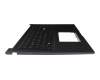 Keyboard incl. topcase DE (german) black/black with backlight original suitable for Asus F1704VA