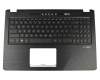Keyboard incl. topcase DE (german) black/black with backlight original suitable for Asus F570UD