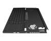 Keyboard incl. topcase DE (german) black/black with backlight original suitable for Asus GX551QS