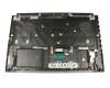 Keyboard incl. topcase DE (german) black/black with backlight original suitable for Asus ROG Strix GL704GM