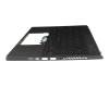 Keyboard incl. topcase DE (german) black/black with backlight original suitable for Asus ROG Zephyrus G14 GA402RK