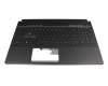 Keyboard incl. topcase DE (german) black/black with backlight original suitable for Asus ROG Zephyrus M GM501GM