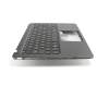 Keyboard incl. topcase DE (german) black/black with backlight original suitable for Asus ZenBook Flip UX360UAK