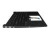 Keyboard incl. topcase DE (german) black/black with backlight original suitable for HP 15-fd1000