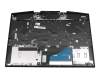 Keyboard incl. topcase DE (german) black/black with backlight original suitable for HP Omen 15-dh1000