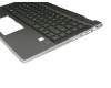 Keyboard incl. topcase DE (german) black/black with backlight original suitable for HP Pavilion x360 14-dh1000