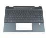 Keyboard incl. topcase DE (german) black/black with backlight original suitable for HP Spectre x360 13-ap0000