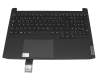 Keyboard incl. topcase DE (german) black/black with backlight original suitable for Lenovo IdeaPad Gaming 3-15IHU6 (82K1)