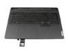 Keyboard incl. topcase DE (german) black/black with backlight original suitable for Lenovo Legion Pro 5-16IRX8 (82WK)