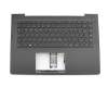Keyboard incl. topcase DE (german) black/black with backlight original suitable for Lenovo S41-75 (80JR)