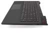 Keyboard incl. topcase DE (german) black/black with backlight original suitable for Lenovo Y50-80