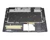 Keyboard incl. topcase DE (german) black/black with backlight original suitable for MSI GF76 11UCX/11UC/11UCK (MS-17L2)