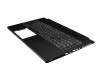 Keyboard incl. topcase DE (german) black/black with backlight original suitable for MSI GS63 8RE Stealth (MS-16K5)