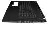Keyboard incl. topcase DE (german) black/black with backlight original suitable for MSI GS73 Stealth 8RF (MS-17B7)
