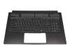 Keyboard incl. topcase DE (german) black/black with backlight original suitable for MSI GS75 Stealth 10SF/10SFS (MS-17G3)
