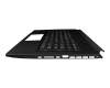 Keyboard incl. topcase DE (german) black/black with backlight original suitable for MSI GS76 11UH/11UG/11UE (MS-17M1)