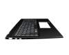 Keyboard incl. topcase DE (german) black/black with backlight original suitable for MSI Summit E16 Flip A12UCT/A12UDT