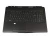 Keyboard incl. topcase DE (german) black/black with backlight original suitable for MSI WE63 8SI/8SJ (MS-16P6)