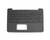 Keyboard incl. topcase DE (german) black/black with honeycomb pattern original suitable for Asus X555LJ