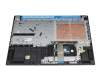 Keyboard incl. topcase DE (german) black/blue/black with backlight original suitable for Lenovo IdeaPad L340-15IRH (81LK)