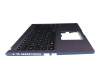 Keyboard incl. topcase DE (german) black/blue original suitable for Asus ExpertBook P1 P1511CEA