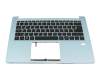 Keyboard incl. topcase DE (german) black/blue with backlight original suitable for Acer Swift 3 (SF314-41)