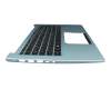 Keyboard incl. topcase DE (german) black/blue with backlight original suitable for Acer Swift 3 (SF314-41G)