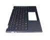 Keyboard incl. topcase DE (german) black/blue with backlight original suitable for Asus Q326FA