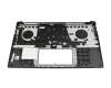 Keyboard incl. topcase DE (german) black/blue with backlight original suitable for Asus VivoBook Pro 15 K3500PA