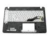 Keyboard incl. topcase DE (german) black/gold including ODD bracket original suitable for Asus VivoBook R540LJ