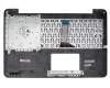 Keyboard incl. topcase DE (german) black/gold original suitable for Asus F555QG