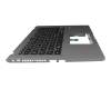 Keyboard incl. topcase DE (german) black/grey original suitable for Asus P1411CEA